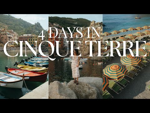 4 DAYS in Cinque Terre: Beach day at Monterosso, TRAVEL TIPS & more!!