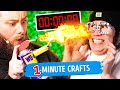 We Tried Doing 5 Minute Crafts In 1 Minute