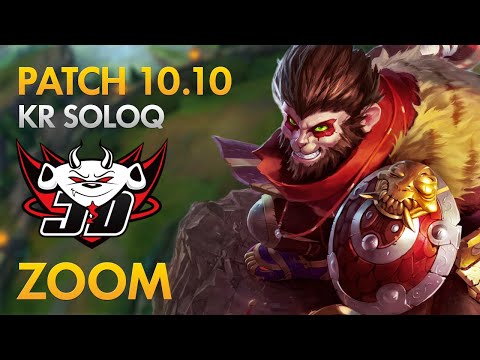 JD Gaming Zoom - Top Lane: Wukong vs Renekton - KDA 14/2/10