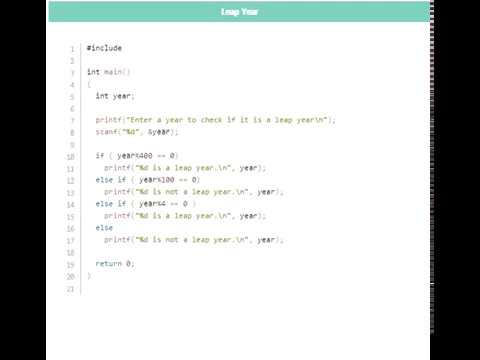 C Programming Code