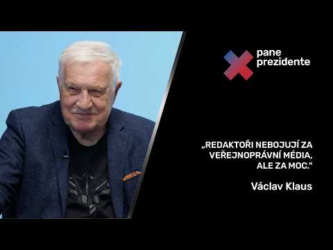 Klaus: Vyhrál Posselt a sudetoněmecký landsmanšaft, prohrála Česká republika