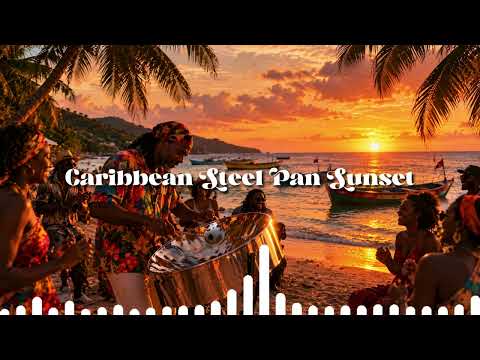 Caribbean Steel Pan Sunset