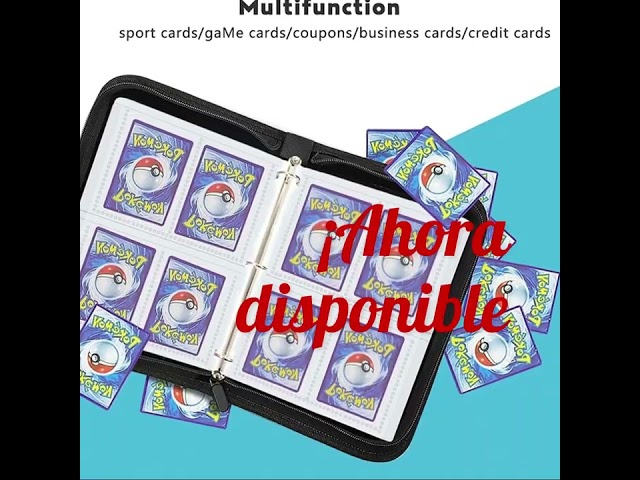 Vídeo relacionado con TNOMSNO Álbum de para Cartas, 50 Páginas 900 Cartas Álbum de Cartas Coleccionables, Transparente e Impermeable Carpeta de Tarjetas, Álbum de Recortes para Tarjetas