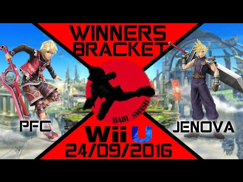 Bair Smash 6 Singles Round 1- PFC (Shulk, Marth) Vs. Jenova (Captain Falcon, Cloud) - Smash Wii U
