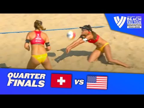 Esmée/Zoé vs. Scoles/Flint - Quarter Finals Highlights Edmonton 2023 #BeachProTour