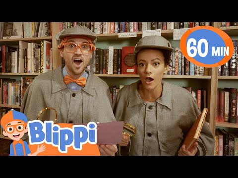 Detective Blippi and Meekah Learn How Important it is to Read Books! | Educational Videos for Kids