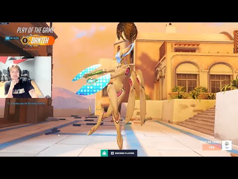 POTG! ECHO OP! TOP 500 ECHO! DANTEH ECHO GAMEPLAY OVERWATCH 2 SEASON 18