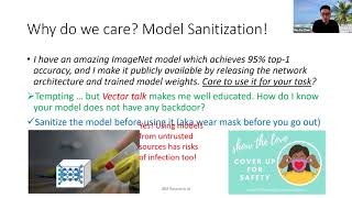 April 16 Visitor Talk: Practical Backdoor Attacks and Defenses in Machine Learning Systems