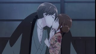 Tamahiko and Yuzu kiss