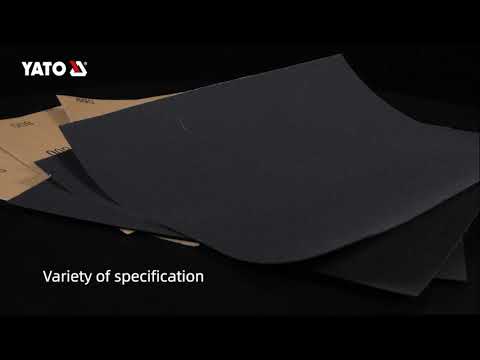 Бумага наждачная водостойкая 230x280 мм Р800 YATO (YT-8414) Бумага наждачная водостойкая 230x280 мм Р800 YATO (YT-8414)