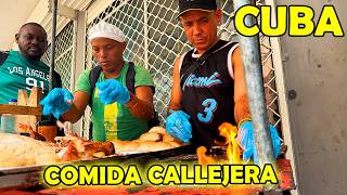 Probando Comida Callejera Barata en Cuba 🇨🇺 ¿Esta buena?