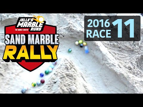 Sand Marble Rally 2016 Race 11 (Very Long) - Jelle's Marble Runs