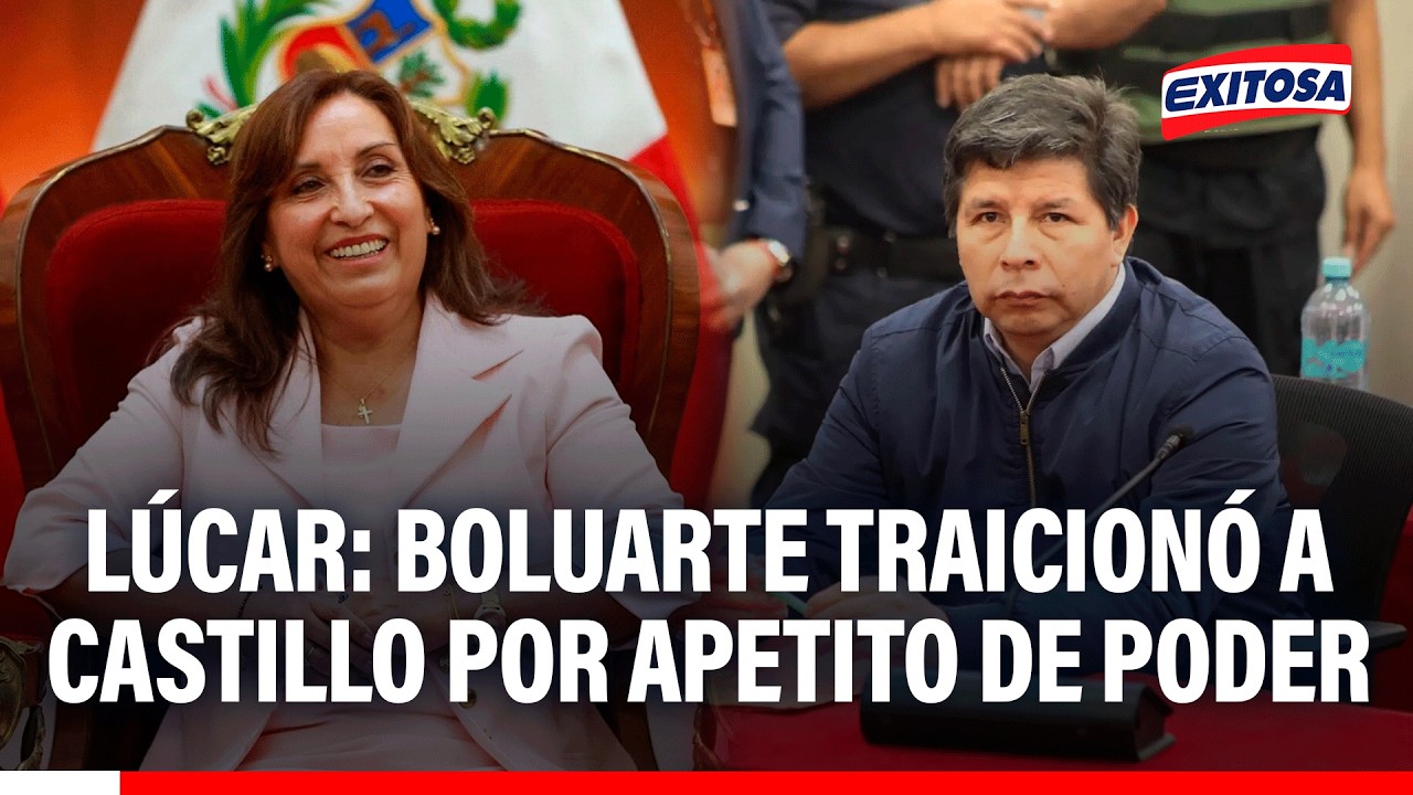 🔴🔵 Nicolás Lúcar: "Dina Boluarte TRAICIONÓ a sus electores y a Castillo por su apetito de poder"