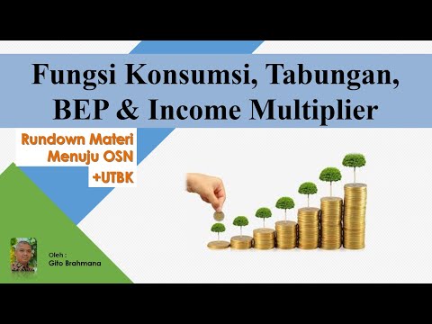 Fungsi Konsumsi Tabungan BEP & Income Multiplier | Rundown Materi Menuju OSN & UTBK