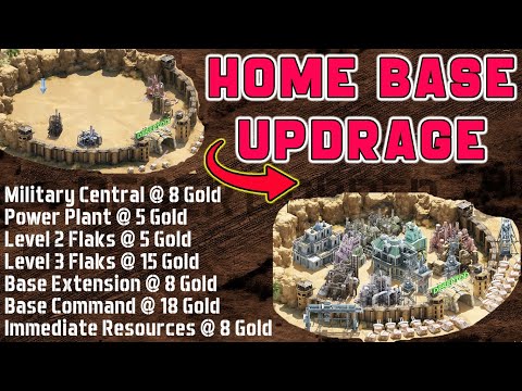 Upgrade Home Base l How to upgrade Home Base in Desert Order l Gold Used to Upgrade Home Base