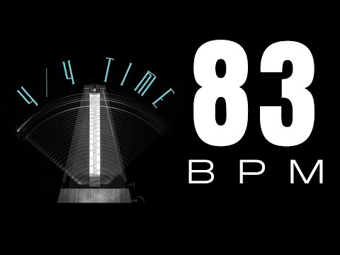 83 BPM - 4/4 Time - 5 Minutes - Metronome - Click