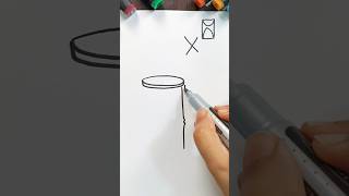 How To Draw Hourglass Step by Step #shorts #shortsfeed