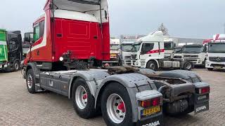 Scania T 124G 420 / 6x4 / Manual / Retarder / Full steel / Torpedo - Ha trekkvogn | Bilde 4 - Autoline
