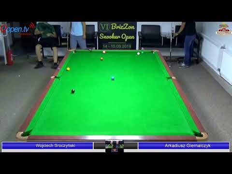 VI BrizZon Snooker Open PÓŁFINAŁ: Wojciech Sroczyński vs Arkadiusz Giernalczyk