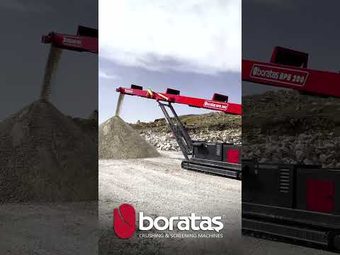 Boratas BPB200 Tracked Mobile Conveyor – Efficient and Flexible Material Handling | Paletli Konveyör