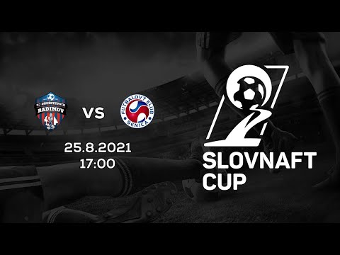 Slovnaft Cup 2021/2022 - 2.kolo: TJ Družstevník Radimov - FK Senica
