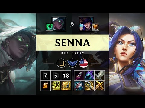 Senna ADC vs Caitlyn - NA Diamond Patch 25.07