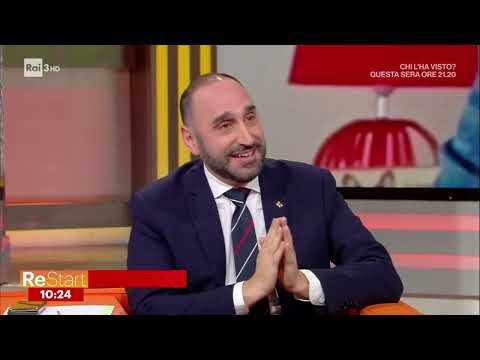 Michele Gubitosa ospite a "Re Start" Rai3 03/12/2025