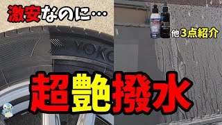 【超艶撥水】アリエクの激安タイヤワックスとガラス用撥水剤使ってみたら⋯全5点紹介【サマーセール】