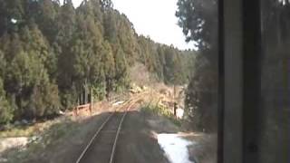 preview picture of video 'のと鉄道輪島線 （輪島～穴水） 3/4 （三井駅～寺地山トンネル）'