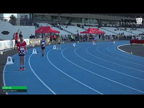 Boys U12 400m Timed Final 1: 2022/23 State Track and Field Championships
