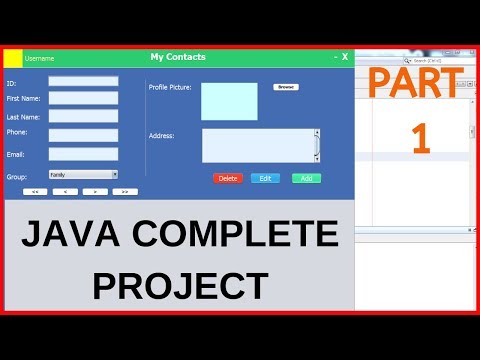 Java Complete Project For Beginners With Source Code - Part 1/2 Video