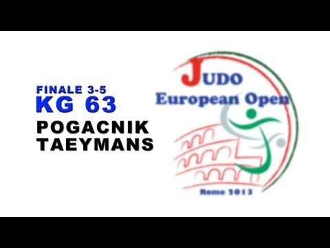 Finale 3 - 5 70KG Pogacnik (SLO) - Taeymans (BEL)