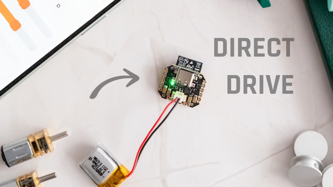 This tiny ESP32 can drive Motors while Tracking Motion