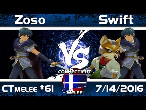 CTmelee #61 - Zoso (Marth) vs.Swift (Fox, Marth) - Grand Final SSBM Tournament