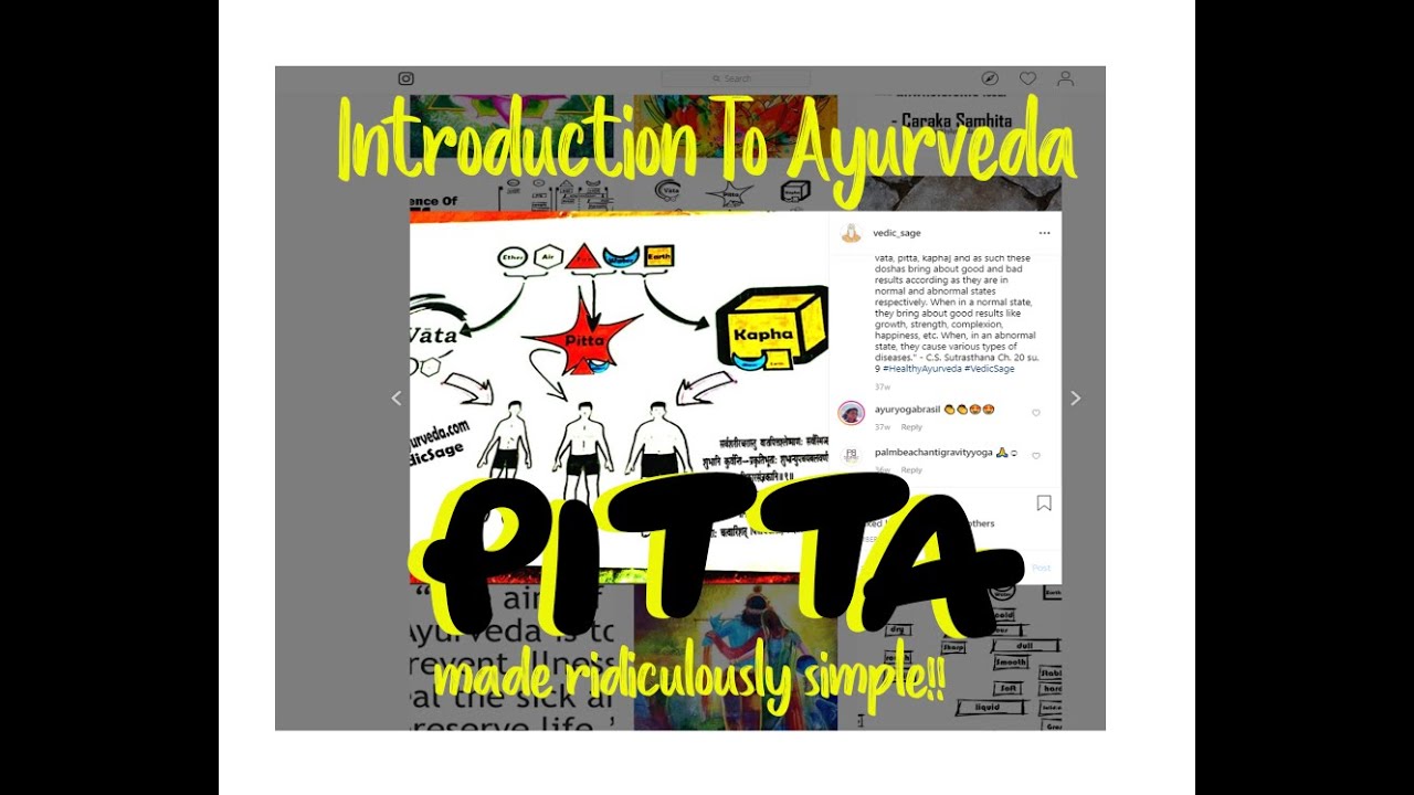 Pitta Dosha Made Ridiculously Simple!! - YouTube
