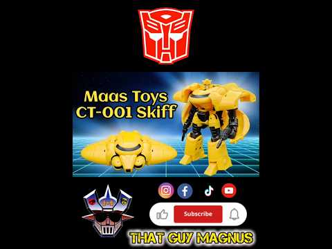 Maas Toys - CT001 Skiff (3rd Party Cybertron Mode Bumblebee) #maastoys  #transformers #bumblebee