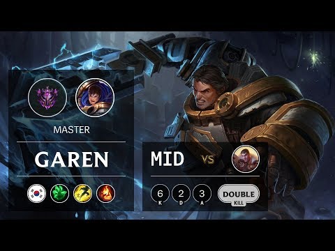 Garen Mid vs Jayce - KR Master Patch 9.8