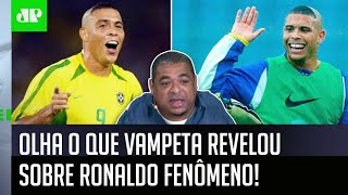 “É sério! O Ronaldo jogou a Copa de 2002 inteira com…”: Olha o que Vampeta revelou