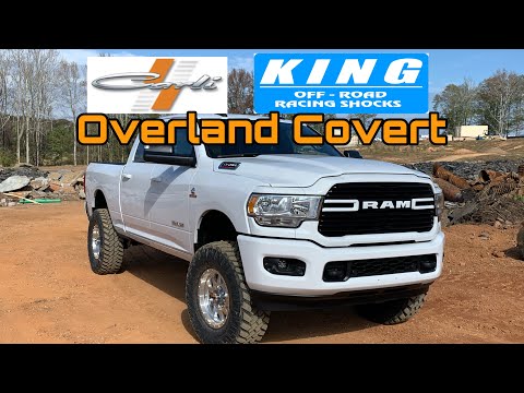 BEST Riding Ram 2500 in the South!! 3” Carli Pintop Suspension & King Shocks Overland Covert Edition