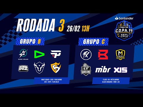 C.O.P.A FF 2023 AO VIVO - Rodada 03 | FREE FIRE ESPORTS BRASIL