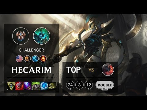Hecarim Top vs Aatrox - NA Challenger Patch 10.11