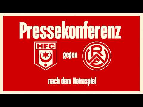 1. Spieltag 2023/24: Hallescher FC - Rot-Weiss Essen | Pressekonferenz nach dem Spiel