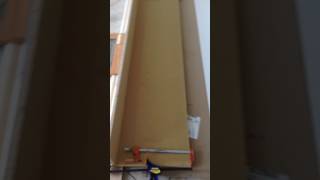 Recycling a laminated board in to cabinet