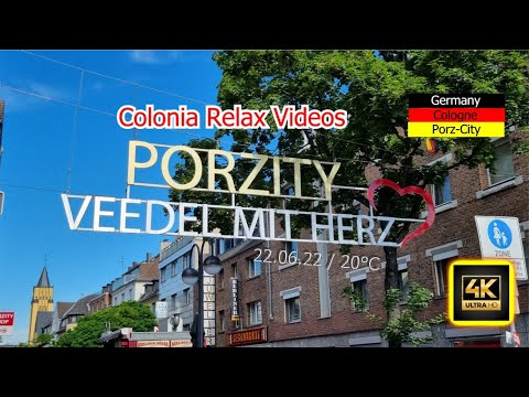 Köln / Cologne Porz City - Porzer Centrum Einkaufsstraße - Veedel mit Herz by Colonia Relax Videos