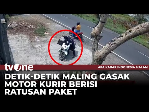Motor Kurir Bawa 120 Paket Raib Digondol Pelaku Curanmor | AKIM tvOne