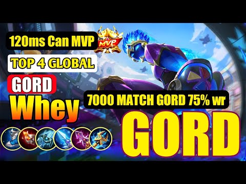 7000MATCH GORD!! 75%wr Gameplay by Top 4 Global Whey | MLBB