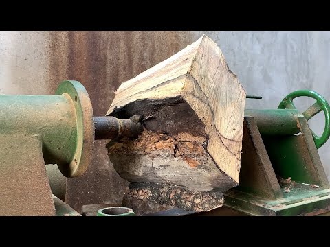 Creative Wood Turning Skills   Amazing Work From Pieces of Firewood   Talented Turners
