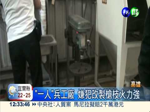 車床廠變兵工廠 男子改造手槍販賣