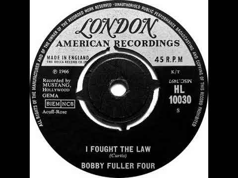 UK New Entry 1966 (113) Bobby Fuller Four - I Fought The Law