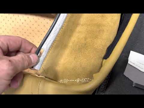 2000 Porsche Boxster Lseat Leather Seat Cover Installation
